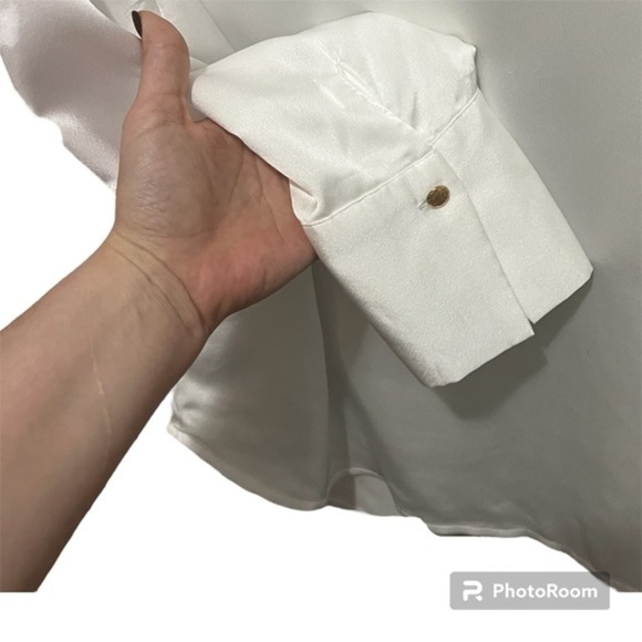 Mango Suit Blouse White S - Picture 5 of 5